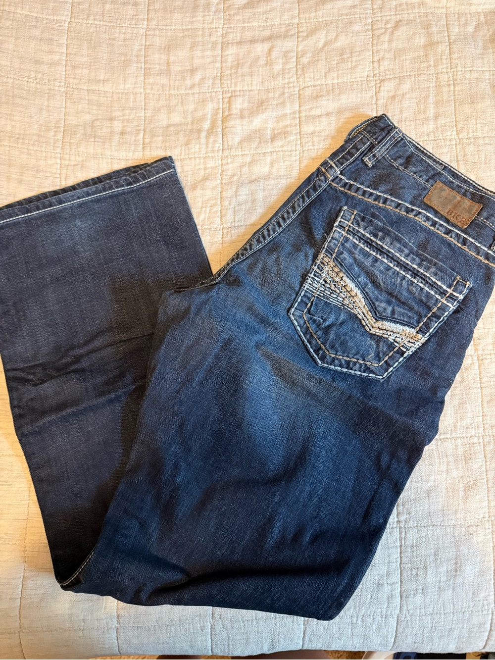 BKE Tyler Straight Leg Jeans Men’s Size 33R Medium Wash Denim